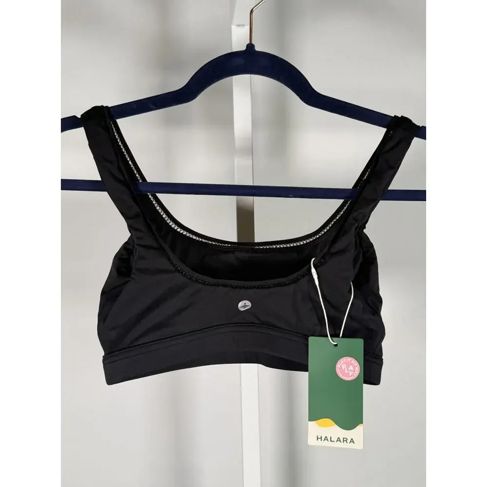 NWT Halara Black Cutout Sports Bra Size XS - Picture 3 of 7